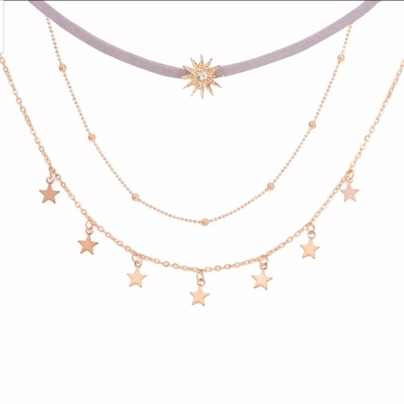 *Caroline* Layered Choker - Picture 4 of 4